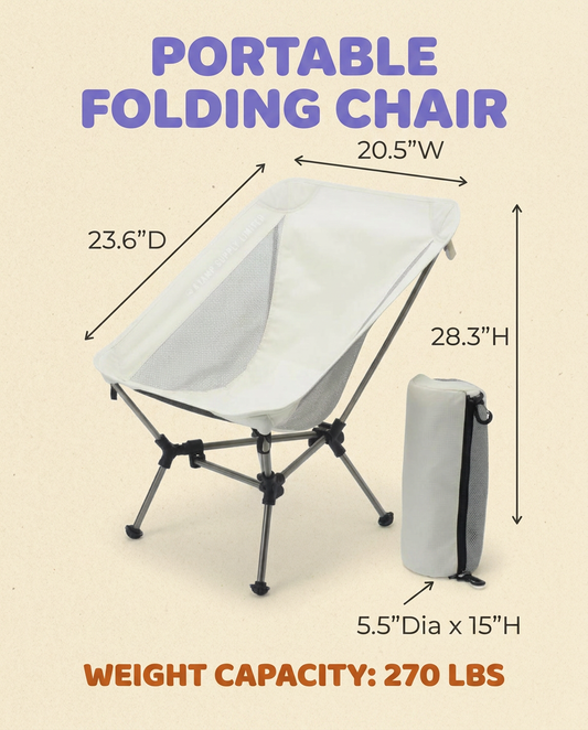 Cream Capy chair dimension