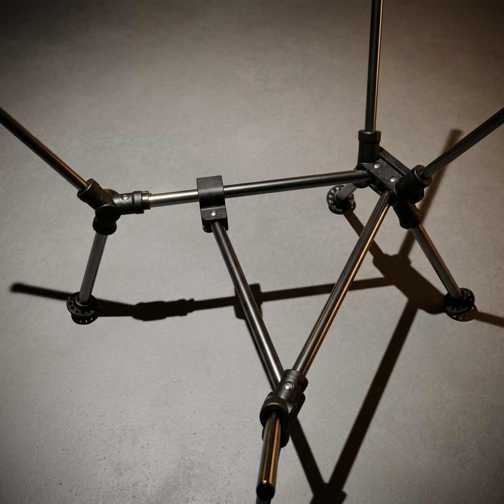 Tri-lock Frame on a gray background
